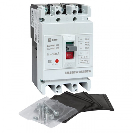 EKF Basic Автоматический выключатель ВА-99МL 100/100А 3P 18кА