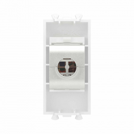 DKC Avanti Компьютерная розетка RJ-45 без шторки модульная, кат.6А экранированная, Белое облако, 1 модуль