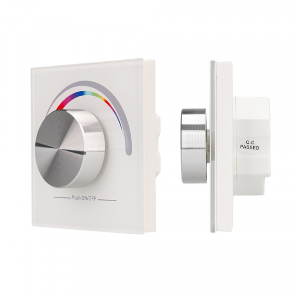 Arlight Панель Rotary SR-2836-RGB White (3V,RGB,1зона) (IP20 Пластик, 3 года)