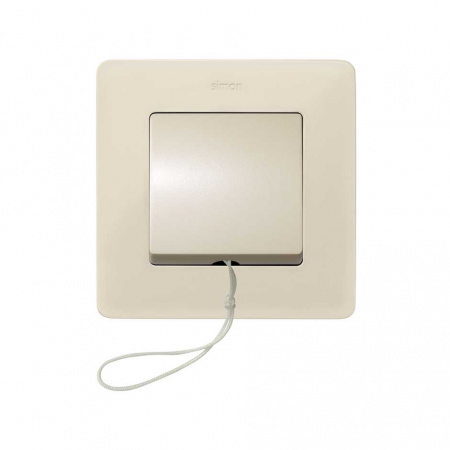 Simon 82 Слоновая кость Накладка вывода кабеля и выключателя со шнурком