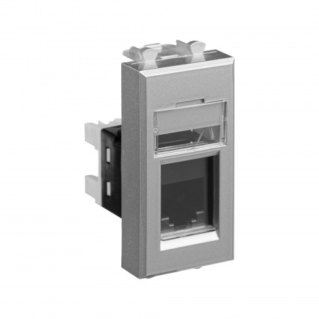 DKC Avanti Закаленная сталь телефонная розетка RJ-12 1модуля