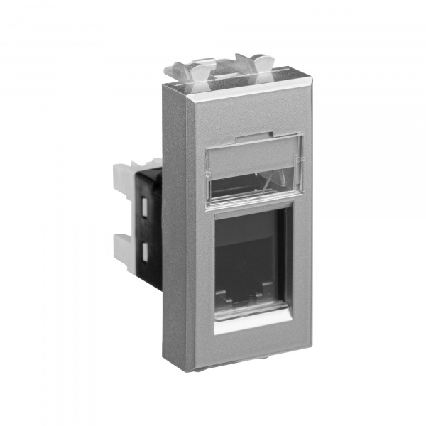 DKC Avanti Закаленная сталь телефонная розетка RJ-12 1модуля