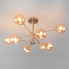 Потолочная люстра с плафонами 30166/8 золото Eurosvet Ascot