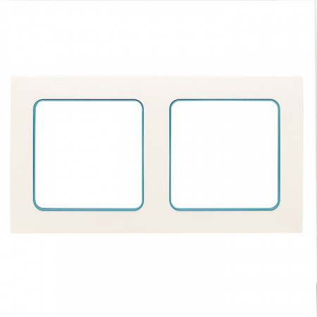 EKF PROxima Стокгольм Белый Линия синяя Рамка 2-ая