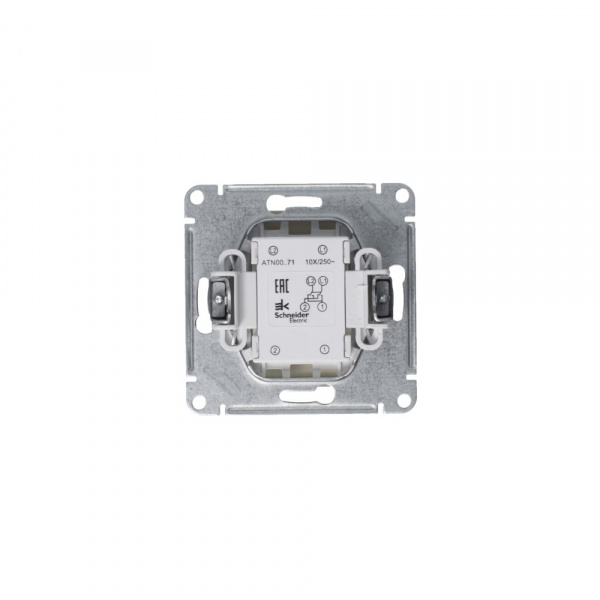 SE AtlasDesign Алюминий Переключатель перекрестный сх.7, 10АХ, механизм