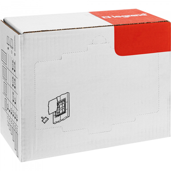 Legrand Practibox S Пластиковый щиток Встраиваемый 1X4 Белая дверь