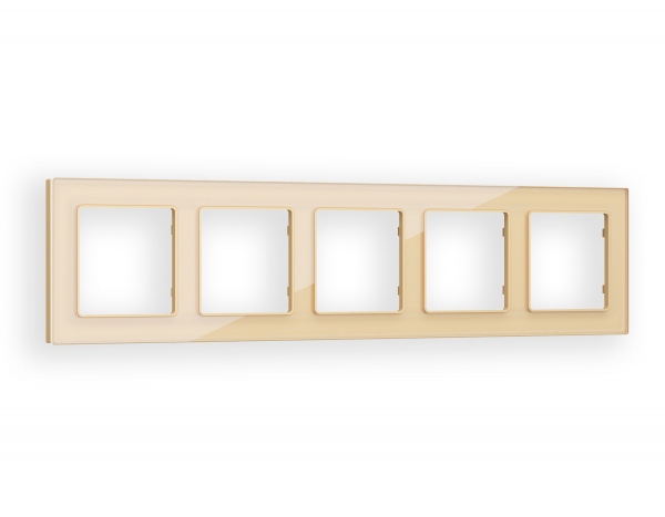 Рамка ALFA Platos (Шампань Стекло органическое) 5-ая AF330605