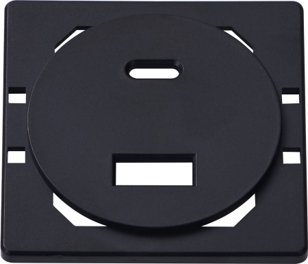 Donel Лицевая панель для USB зарядного устройства A+C, черный, серия N96 Collect, DTP28628