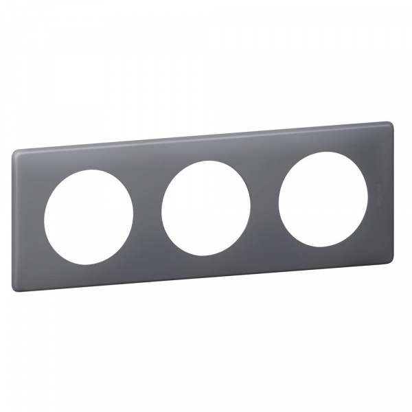 Legrand Celiane2 Перкаль фиолетовая Рамка 3-ая (2+2+2 мод)