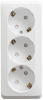 SE Этюд наруж Бел Розетка 3-ая с/з со шторками 16А 250B