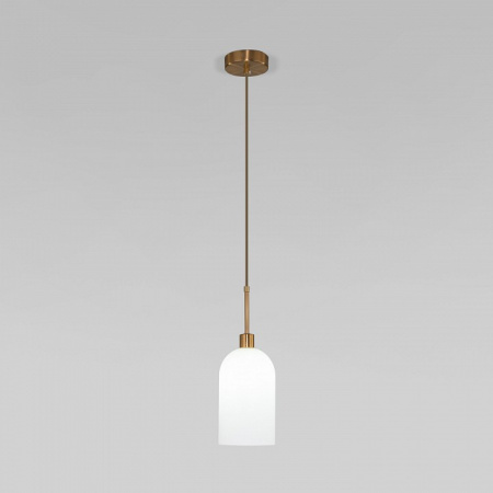 Подвесной светильник со стеклянными плафонами 50357/1 латунь Eurosvet Bambola