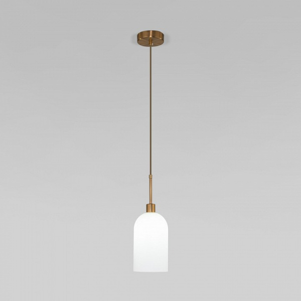 Подвесной светильник со стеклянными плафонами 50357/1 латунь Eurosvet Bambola