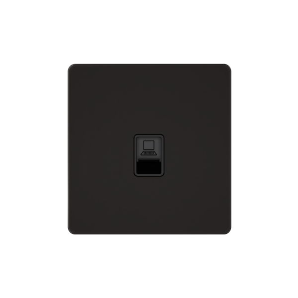 Systeme Electric Systeme Infinity Полярная ночь Розетка информационная RJ-45 кат.5e