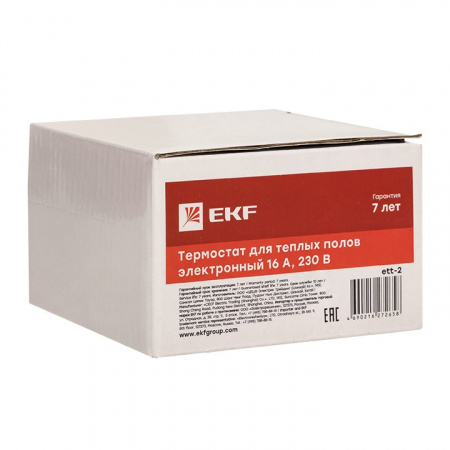 EKF Термостат для теплых полов электронный 16 A 230В