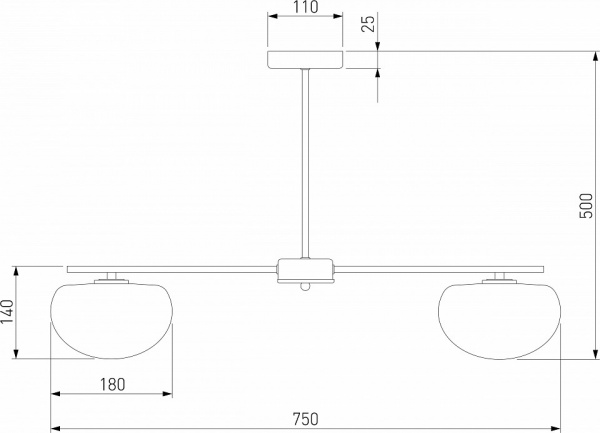Подвесной светильник 30190/5 латунь Eurosvet Like