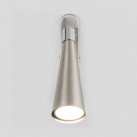 Настенный светильник Horn GU10 SW MRL 1010 сатинированный никель Elektrostandard Horn a047872
