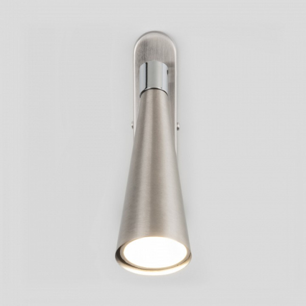 Настенный светильник Horn GU10 SW MRL 1010 сатинированный никель Elektrostandard Horn a047872