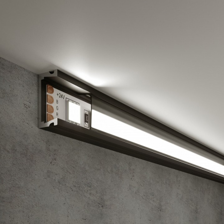 Накладной алюминиевый профиль черный/черный для светодиодной ленты LL-2-ALP006 Elektrostandard LL-2-ALP006 a053618