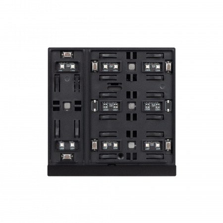 Arlight INTELLIGENT ARLIGHT Механизм панели KNX-303-22-IN Black (Bus) (IARL, IP20 Пластик, 2 года)