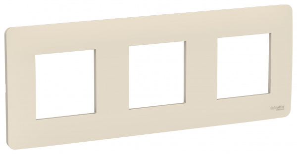 SE Unica Studio Беж Рамка 3-ная