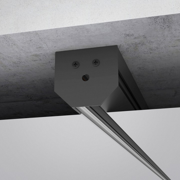 Slim Magnetic Шинопровод в натяжной потолок с декоративными вставками черный 2м 85204/00 Elektrostandard Slim Magnetic a067412 Slim Magnetic Шинопровод в натяжной потолок с декоративными вставками черный 2м 85204/00 Elektrostandard Slim Magnetic a067412