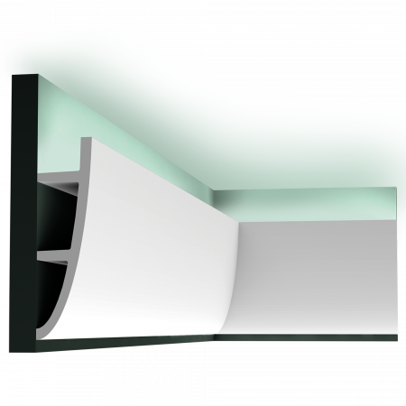 C374F профиль для скрытого освещения гибкий