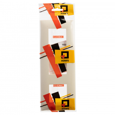 DKC Avanti Ванильная дымка Рамка 6 модулей