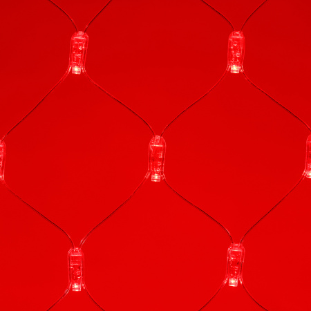 Arlight Светодиодная гирлянда ARD-NETLIGHT-CLASSIC-2000x1500-CLEAR-288LED Red (230V, 18W) (Ardecoled, IP65)
