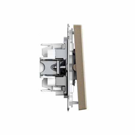 Systeme Electric ArtGallery Шампань Переключатель 2-клавишный, 10АХ, механизм, быстрозажим. клем.