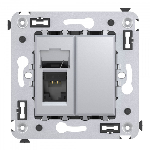 DKC Avanti Закаленная сталь Компьютерная розетка RJ-45 один  категория 5e