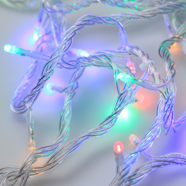 Arlight Светодиодная гирлянда ARD-STRING-HOME-5000-CLEAR-50LED-LIVE RGB (230V, 3.5W) (Ardecoled, IP20)