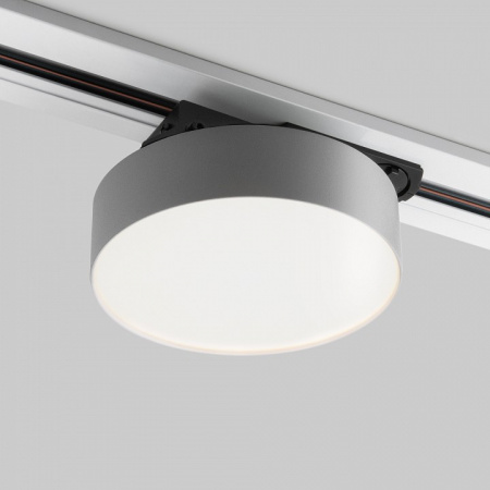 Трековый светодиодный светильник для однофазного шинопровода Pila Серебро 12W 4200K 85078/01 Elektrostandard Pila a056104