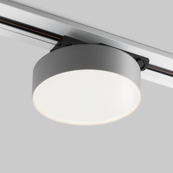 Трековый светодиодный светильник для однофазного шинопровода Pila Серебро 12W 4200K 85078/01 Elektrostandard Pila a056104