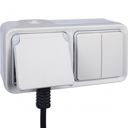 Legrand Plexo Белый Монтажная коробка 2-ая для наружного монтажа,горизонтальная,IP55