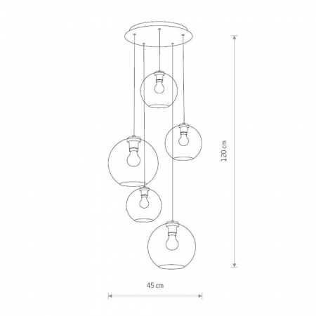 Подвесная люстра Nowodvorski Vetro 7642