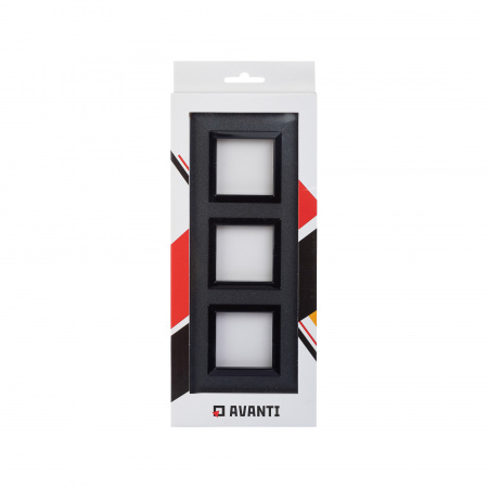 DKC Avanti Графитовый Металл Рамка 6 модулей