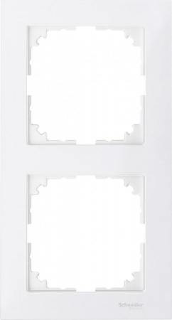 SE Merten SM M-Pure Полярно-Бел Рамка 2-ая