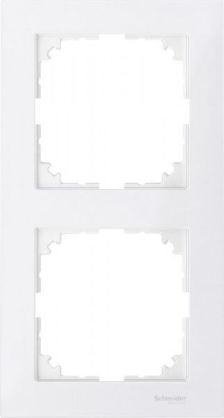 SE Merten SM M-Pure Полярно-Бел Рамка 2-ая