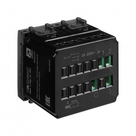 DKC Avanti Черный матовый Механизм управления вентиляторами 2 модуля