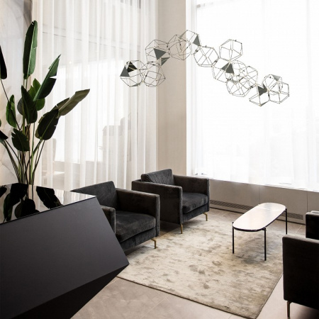 Подвесной светильник 90368/14 черный жемчуг Eurosvet Uma