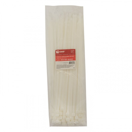 EKF Basic Хомут нейлоновый (7,2х400) (100шт.)