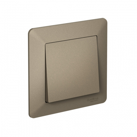 Systeme Electric AtlasDesign Air Шампань/дымчатый черный Рамка 1-ая