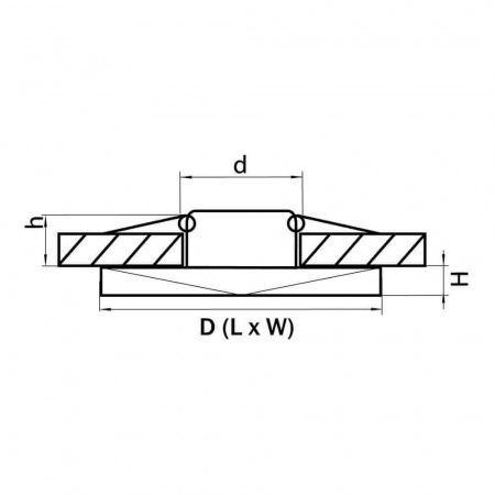 Встраиваемый светильник Lightstar Miriade 011005