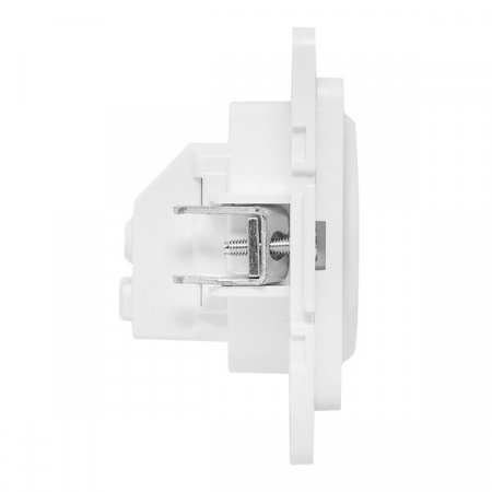 EKF PROxima Стокгольм Белый Розетка с/з, со шторками, 16А, винт.клеммы