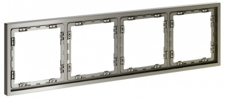 Рамка пластиковая VOLTUM S70 на 4 поста, (шелк)