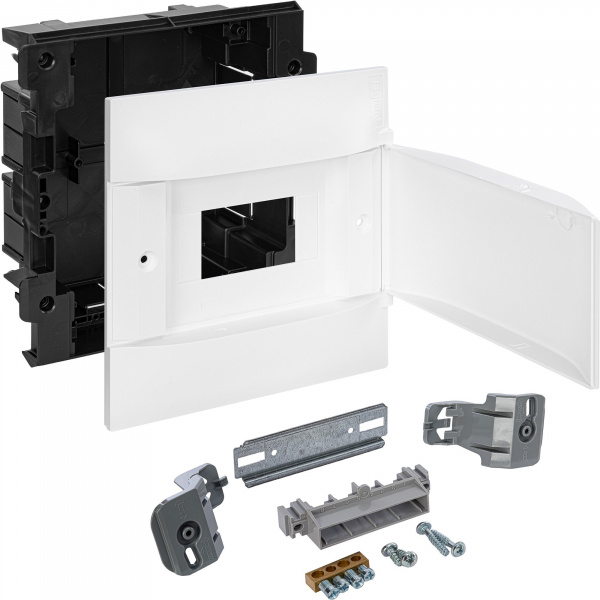 Legrand Practibox S Пластиковый щиток Встраиваемый 1X6 Белая дверь