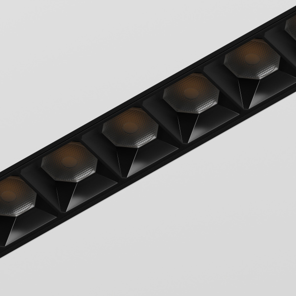 Трековый линейный светильник направленного света ElDeko HSBL_0147,220мм-4000К, 12Вт, черный