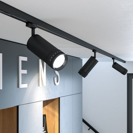 Vary чёрный 30W 4200K трехфазный 85517/01 Elektrostandard Vary a063262