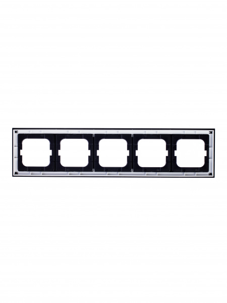 ABB BJE Axcent Черный Рамка 5-ая
