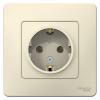 SE Blanca внутр Молочная Розетка с/з без шторок, 16А, 250В